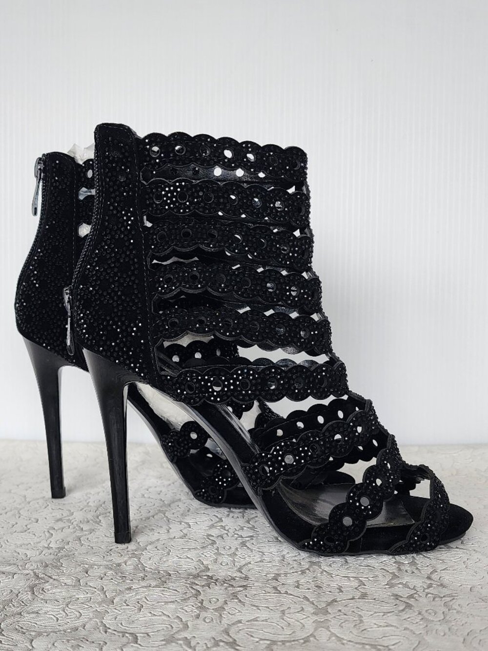 Lace Boots Vivo Rosso